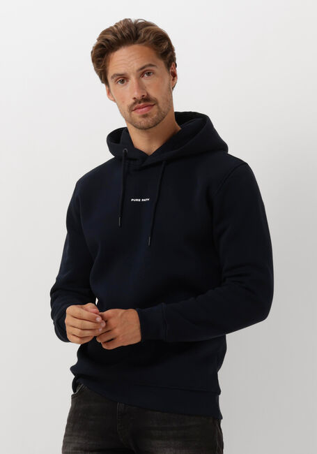 Dunkelblau PURE PATH Sweatshirt ESSENTIAL LOGO HOODIE - large