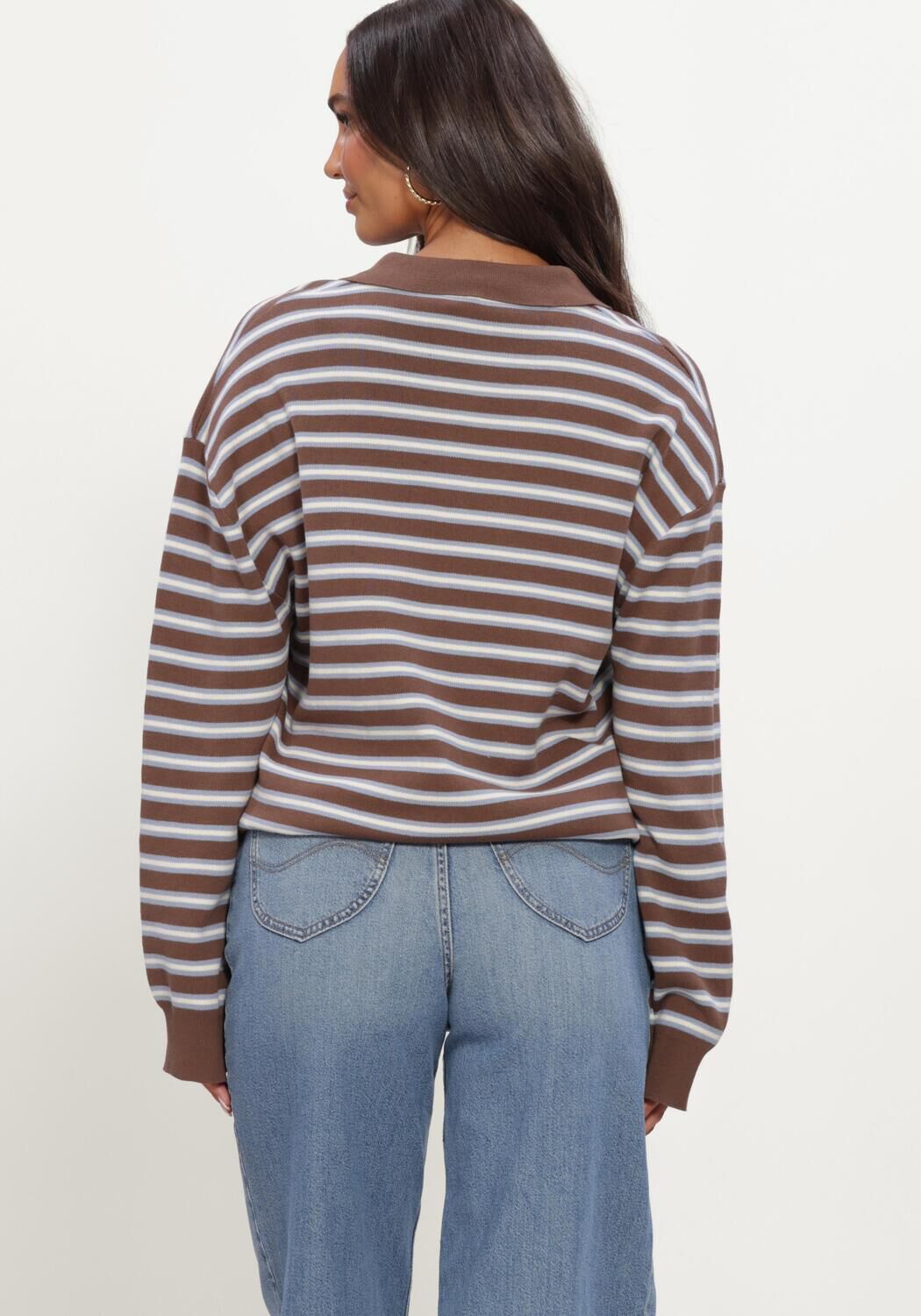 Braune BOII STUDIOS Pullover ADANNE - large