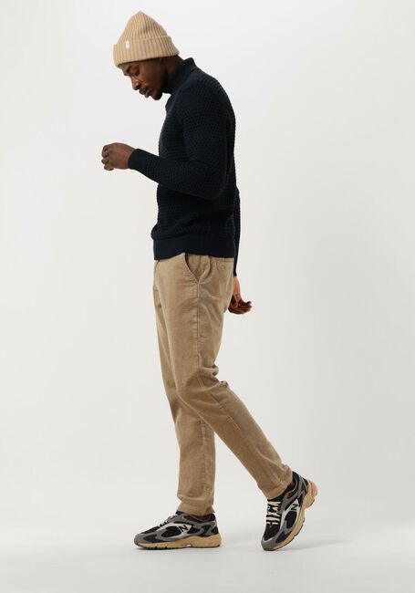 Dunkelblau SELECTED HOMME Rollkragenpullover REMY LS KNIT ALL STU ROLL NECK W CAMP - large