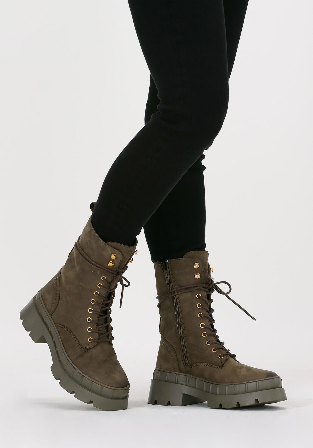 Graue OMODA Schn&uuml;rboots LPNORA-03 - large