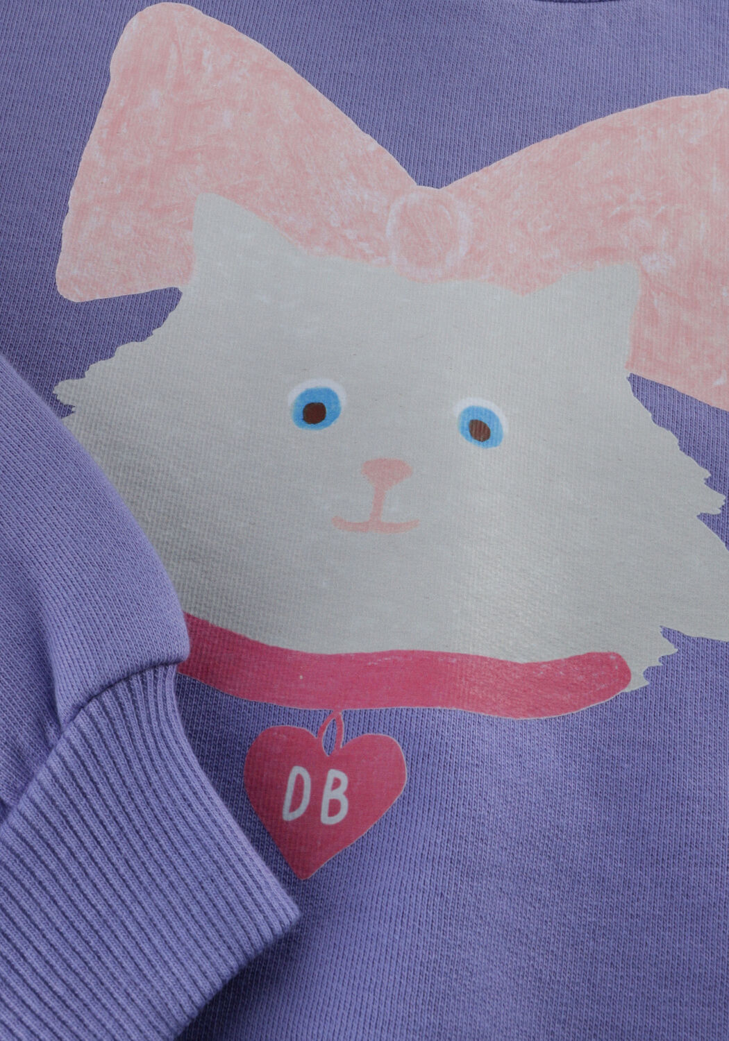 Lilane DAILY BRAT Pullover KITTY CAT CROPPED SWEATER - large