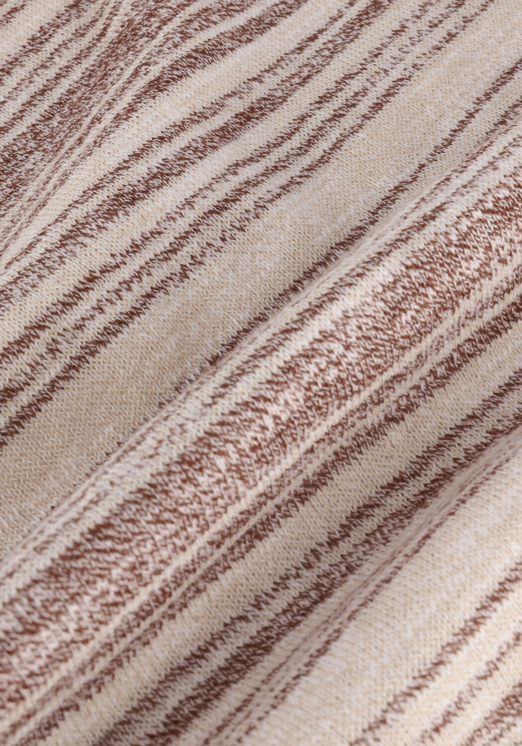 Sand CAST IRON Polo-Shirt SHORT SLEEVE POLO COTTON SLUB STRIPE KNITTED POLO - large