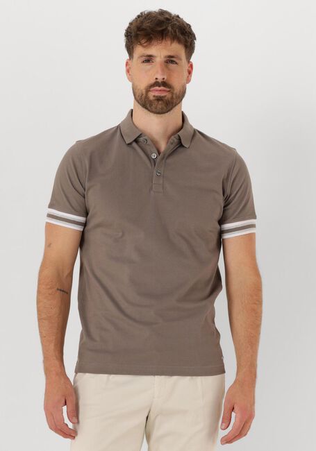 Taupe GENTILUOMO Polo-Shirt POLO 3 BUTTON SS J2006-219 - large