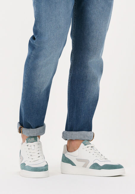 Court Z Hub Witte Sneakers High Sneakers Hub Hoge Sneakers Dames