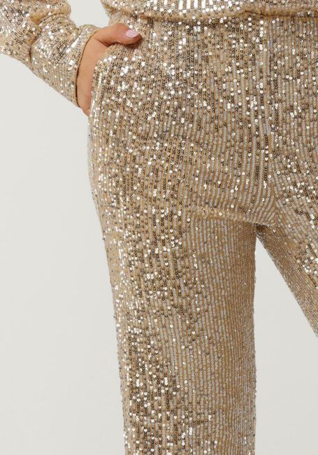 Goldfarbene SECOND FEMALE Hose SHINE ON TROUSERS - large