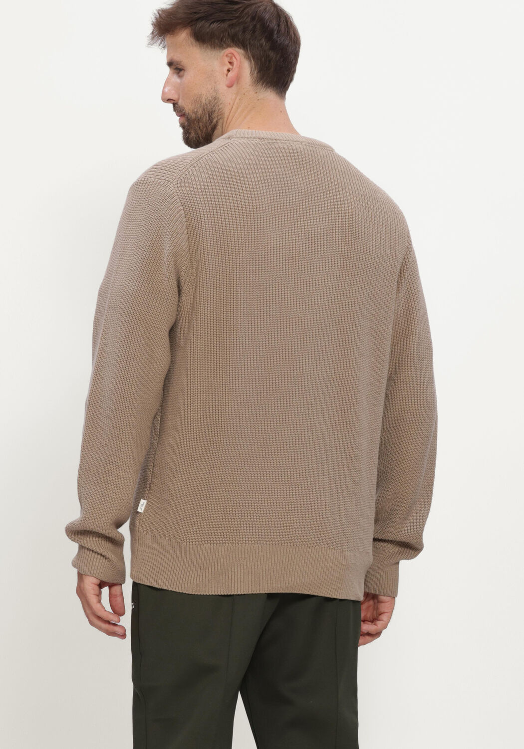 Beige LES DEUX Pullover RIB CREWNECK KNIT - large
