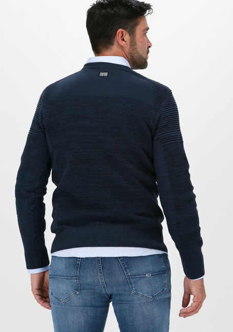 Dunkelblau G-STAR RAW Pullover C259 - COTTON TONE FUSION KNIT - large