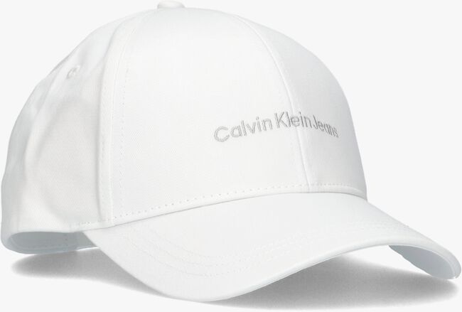 Weiße CALVIN KLEIN Kappe INSTITUTIONAL CAP - large