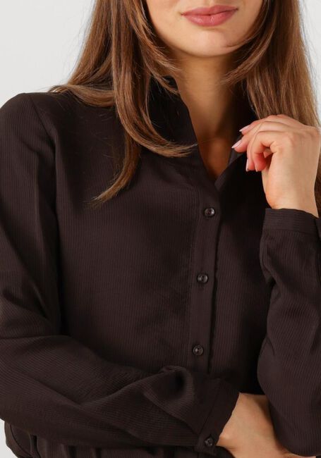 Braune BY-BAR Blusen DONNA SATIN STRIPE BLOUSE - large