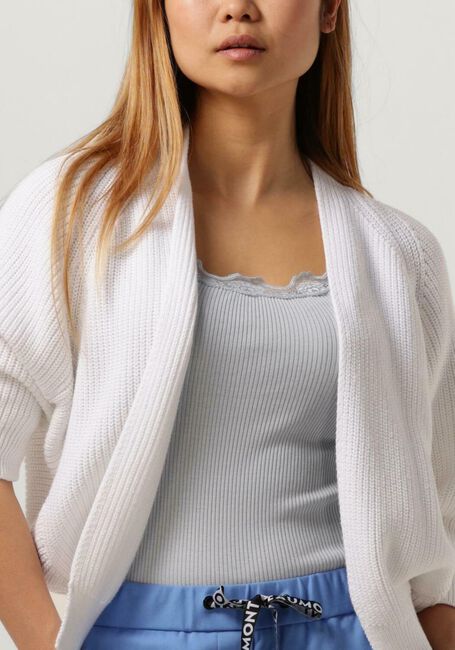 Weiße BELLAMY Strickjacke TESS - large