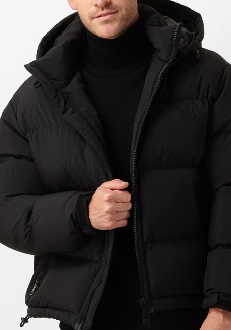Schwarze HUGO Wattierte Jack BIRONTO2441 - large