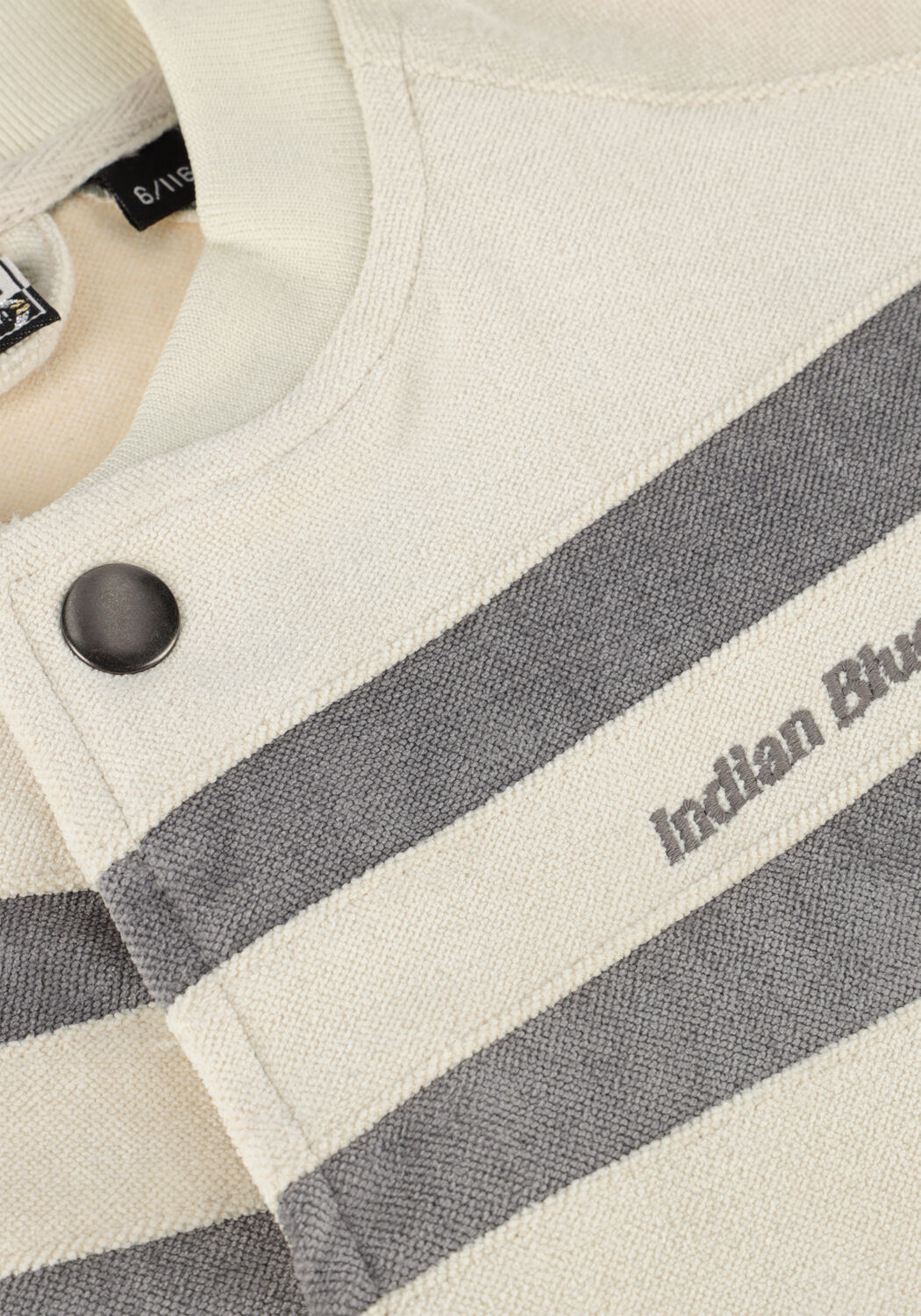 Ecru INDIAN BLUE JEANS Jack BASEBALL JACKET - large