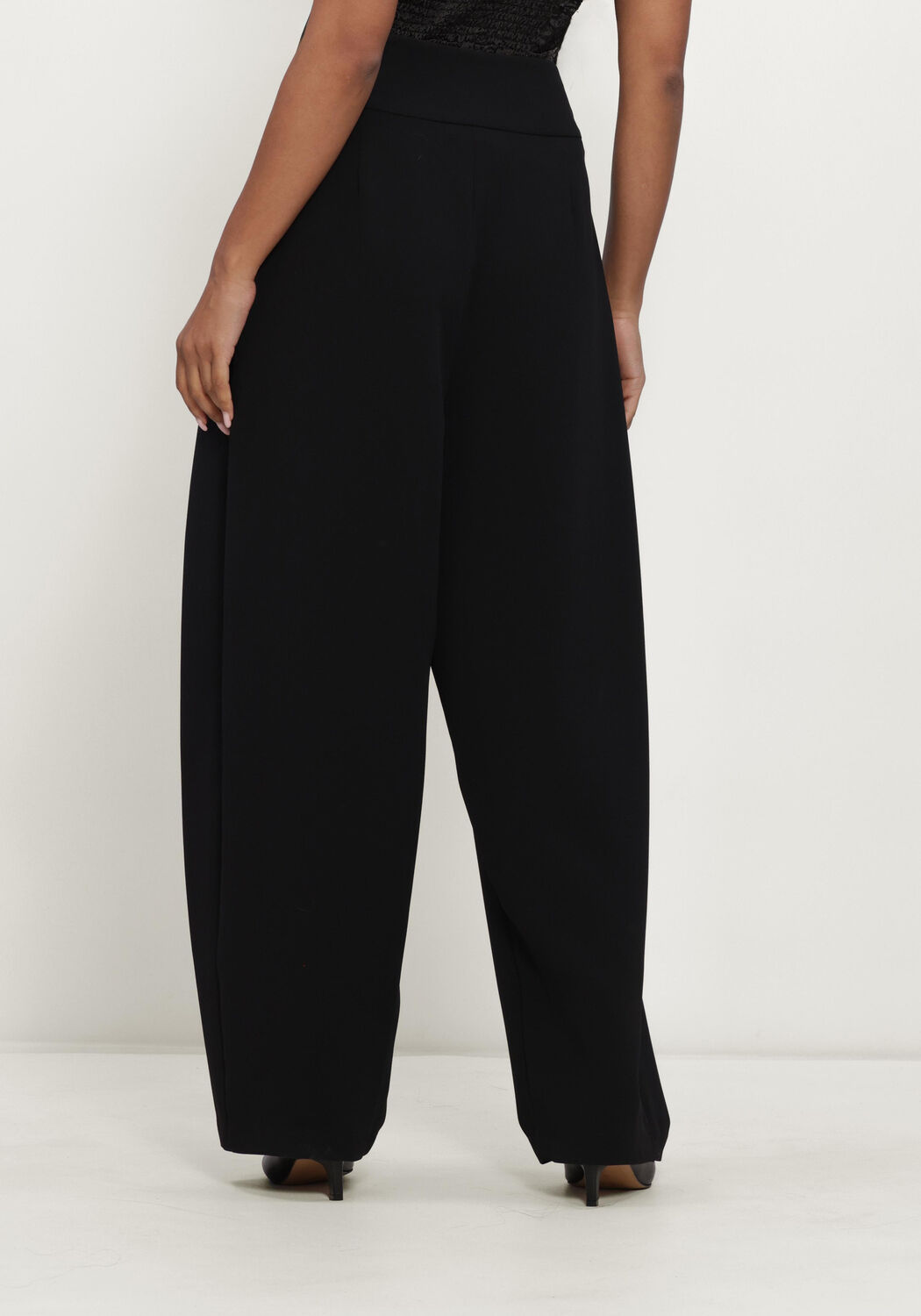 Schwarze NOTRE-V Weite Hose NV-ISABEAU - large