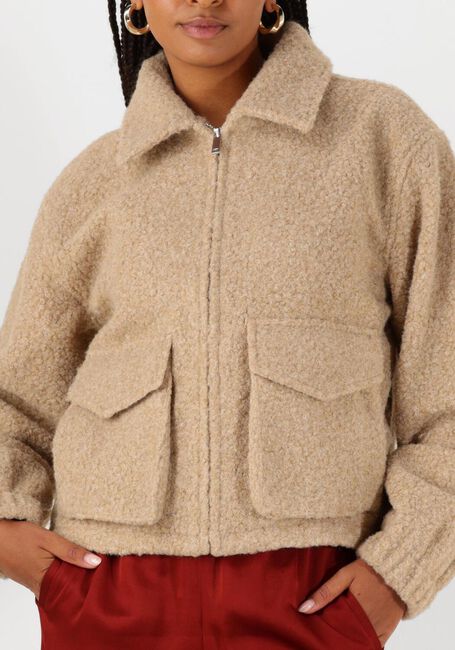 Sand CIRCLE OF TRUST Teddy-Jacke REESE JACKET - large