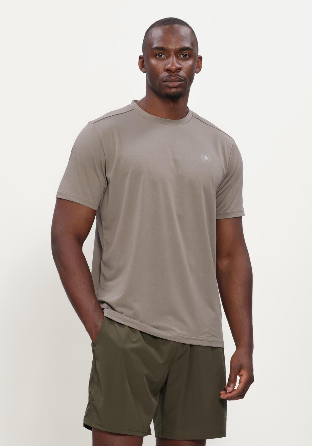 Beige AIRFORCE Polos & T-Shirts EASTON SPORT T-SHIRT - large