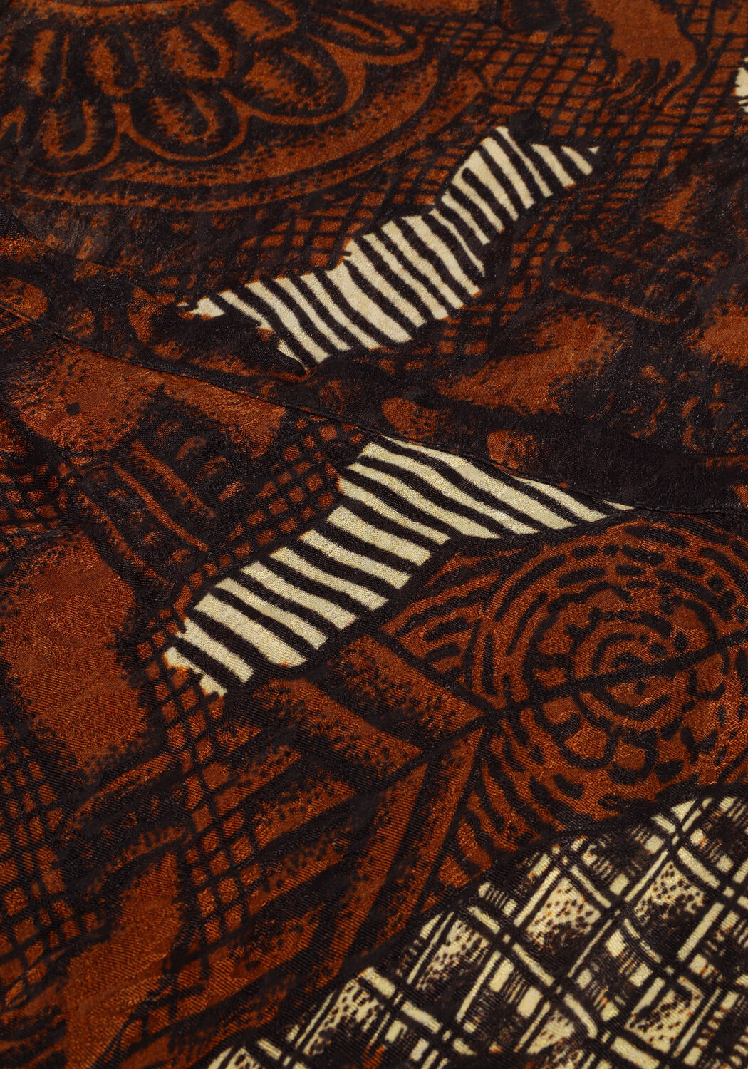 Braune MES DEMOISELLES Maxirock ANCHOR - large