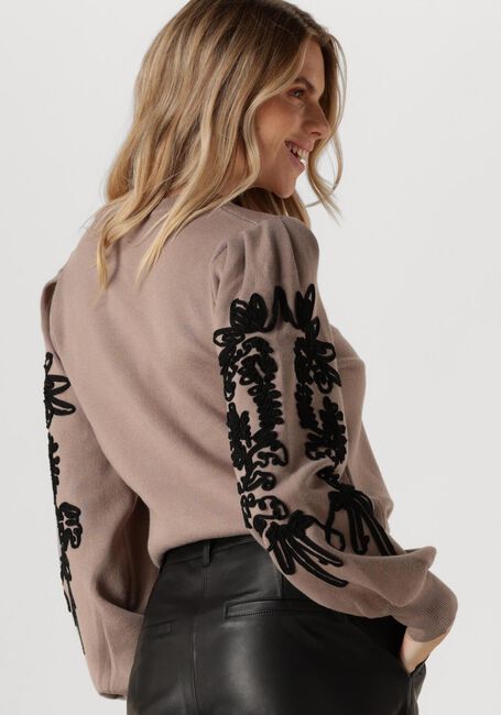 Beige OBJECT Pullover OBJJOANA L/S KNIT PULLOVER - large