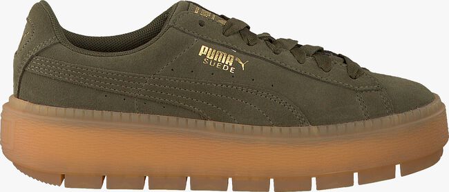 Grüne PUMA Sneaker PLATFORM TRACE WMN - large