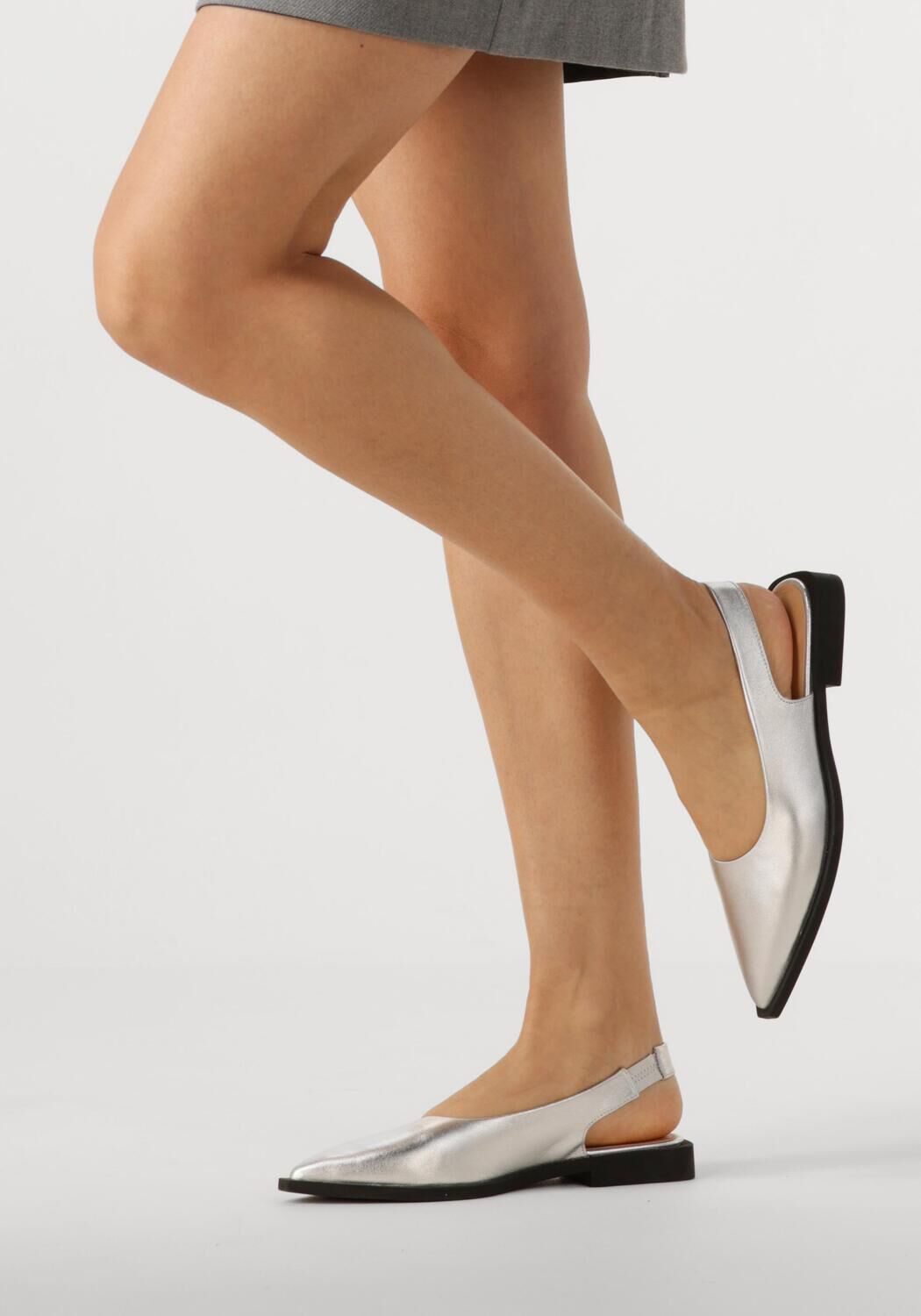 Silberne COPENHAGEN STUDIOS Slingbacks CPH416 - large