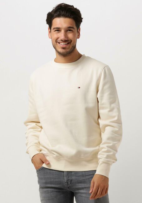 Nicht-gerade weiss TOMMY HILFIGER Sweatshirt FLAG LOGO SWEATSHIRT - large