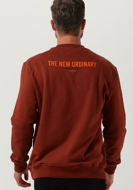 Rote PUREWHITE Sweatshirt CREWNECK WITH THE NEW ORDINARY PRINT ON BACK - large