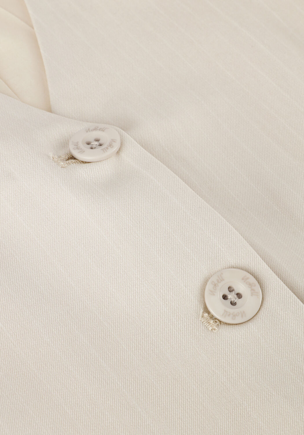 Graue NOBELL Gilet TIMY GIRLS FANCY PINSTRIPE GILETTE SILVER GREY - large