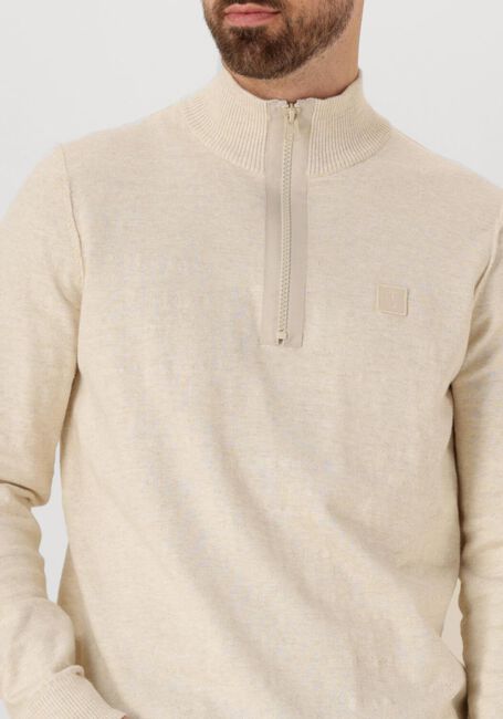 Beige BUTCHER OF BLUE Pullover LT CLIFDEN HALF ZIP - large