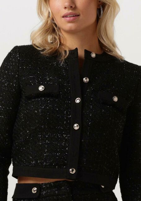 Schwarze GUESS Blazer CLARISSA TWEED JACKET - large