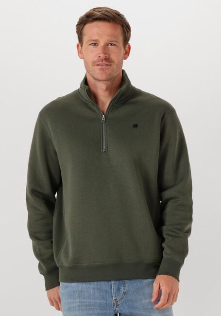 Graue G-STAR RAW Sweatshirt PREMIUM CORE HALF ZIP R SW L\S - large
