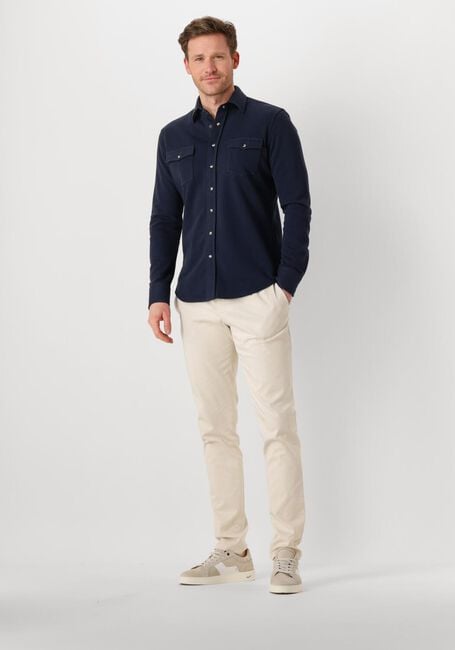 Dunkelblau PROFUOMO Casual-Oberhemd OVERSHIRT WESTER - large