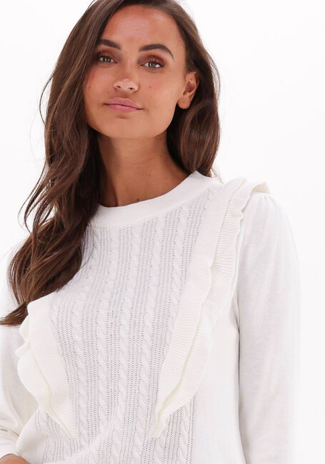 Weiße MINUS Pullover EUDORA KNIT PULLOVER - large