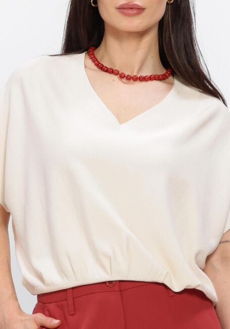 Nicht-gerade weiss SUMMUM Pullover & Cardigans V-NECK SWEATER VISCOSE BLEND KNIT - large