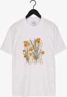Weiße WOODBIRD T-shirt KALEB FLOW TEE