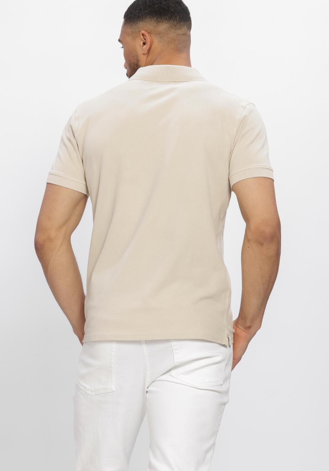 Beige STEFANO LAURAN Polo-Shirt POLO BJORN - large