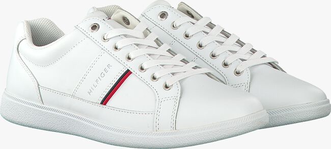 Weiße TOMMY HILFIGER Sneaker CORE LEATHER CUPSOLE - large