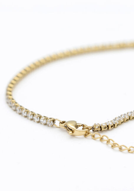 Goldfarbig NOTRE-V Kette NECKLACE STRASS - large