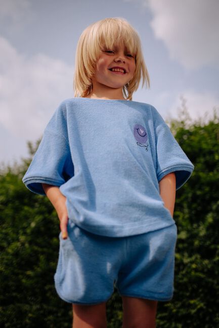 Blaue DAILY BRAT T-shirt GIGGLIN TOWEL T-SHIRT - large