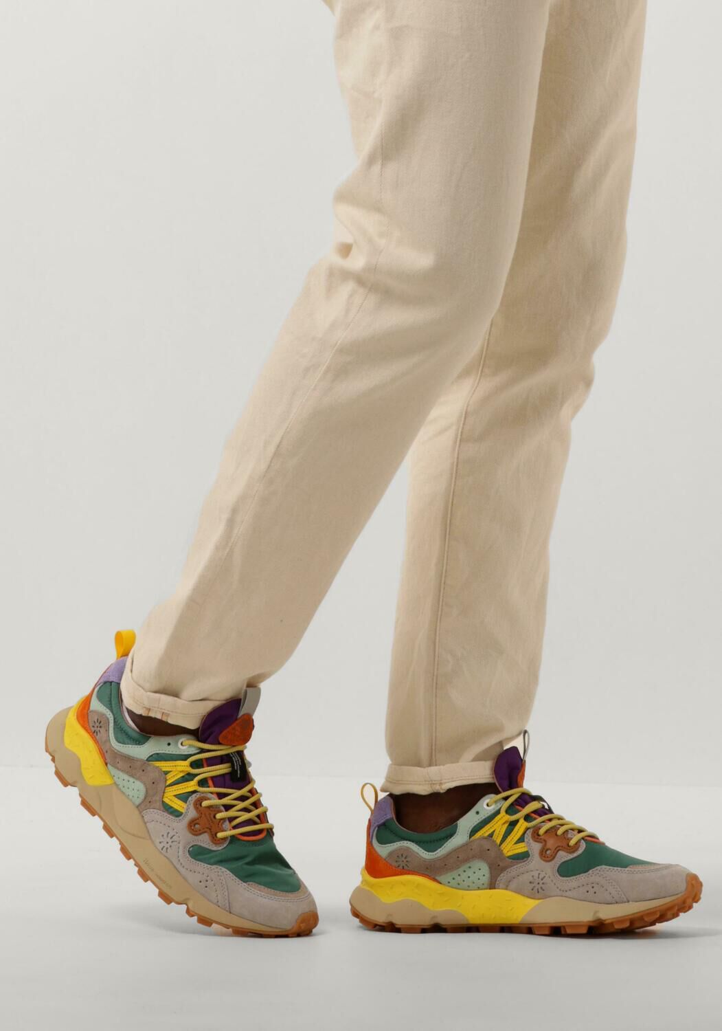 Mehrfarbige/Bunte FLOWER MOUNTAIN Sneaker Low YAMANO 3 MAN - large