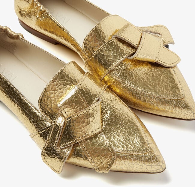 Goldfarbene VIA VAI Loafer LOLA RAYNE - large