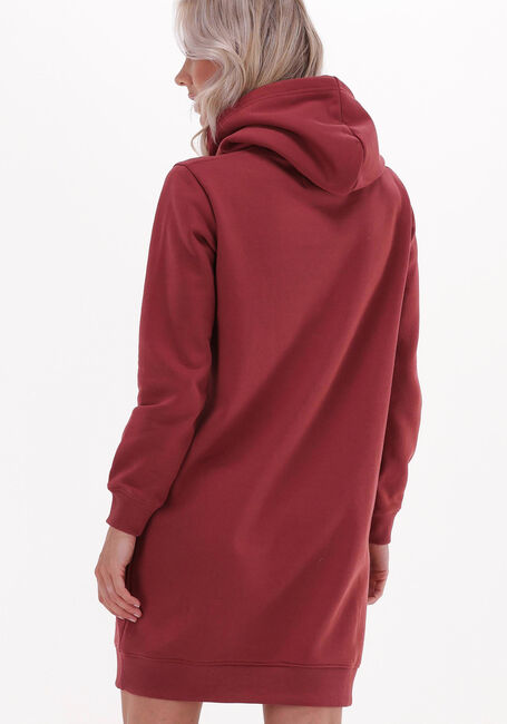 Braune CALVIN KLEIN Minikleid MONOGRAM HOODIE DRESS - large