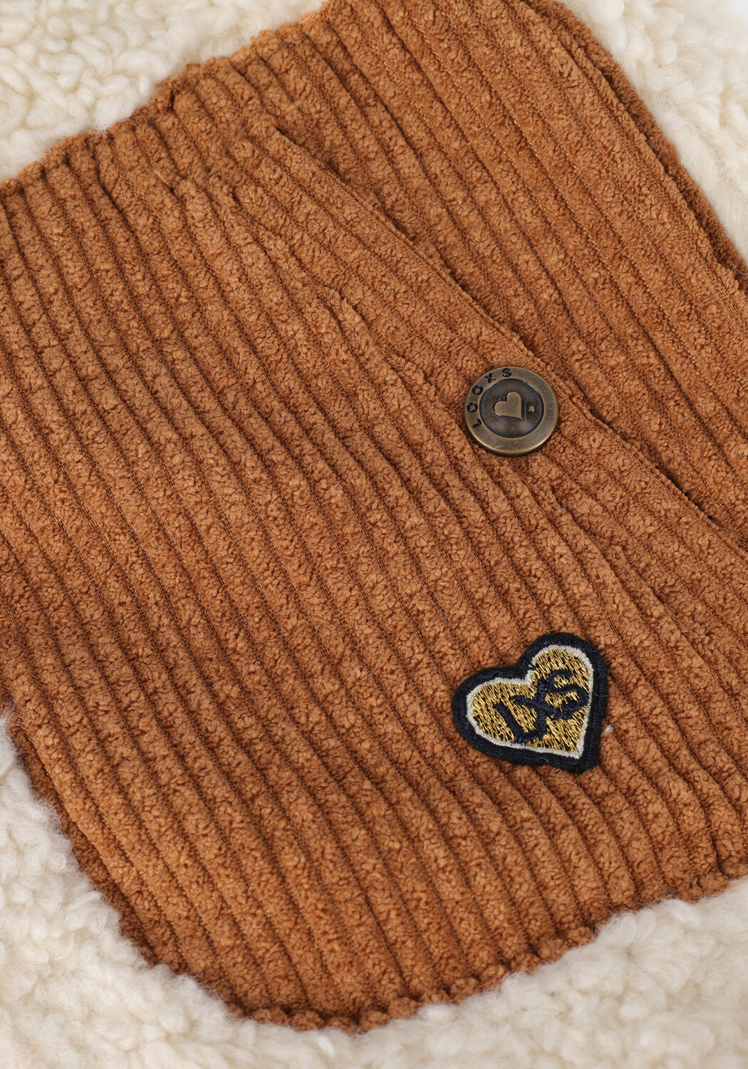 Nicht-gerade weiss LOOXS Teddy-Jacke 2231-7230 - large