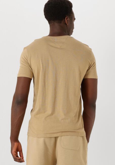 Beige TOMMY JEANS T-shirt TJM XSLIM JASPE HTR TEE EXT - large