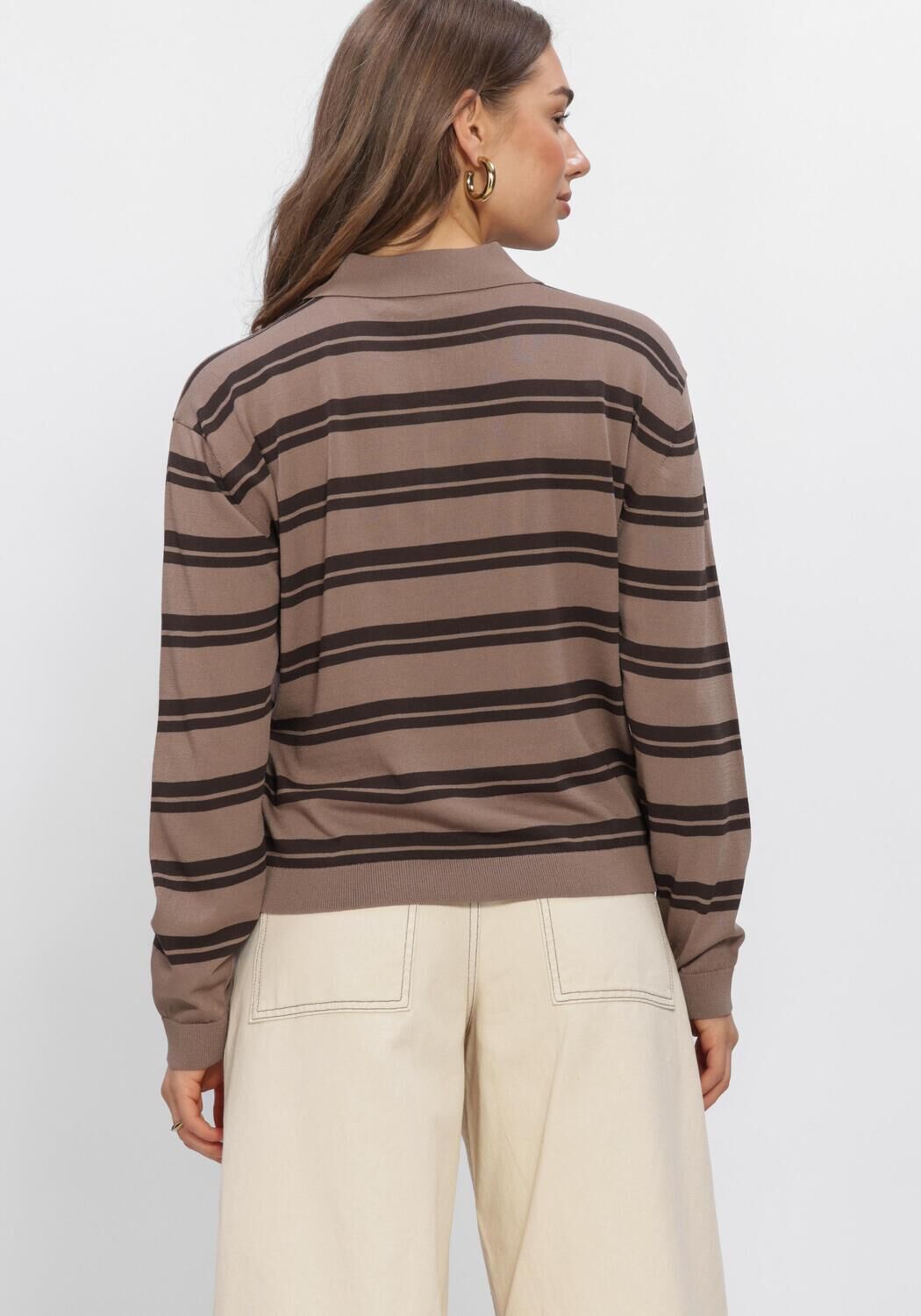 Sand MSCH COPENHAGEN Tops & T-shirts MSCHTERINE PULLOVER STP - large