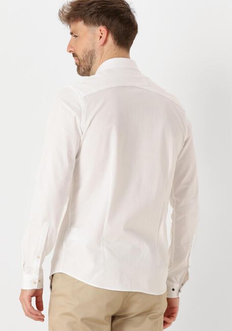 Weiße CAST IRON Casual-Oberhemd LONG SLEEVE SHIRT TWILL JERSEY 2 TONE - large