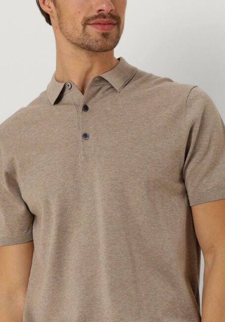 Beige PROFUOMO Polo-Shirt POLO SHORT SLEEVE - large