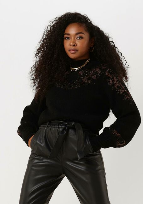 Schwarze MINUS Pullover LEIKA KNIT PULLOVER - large