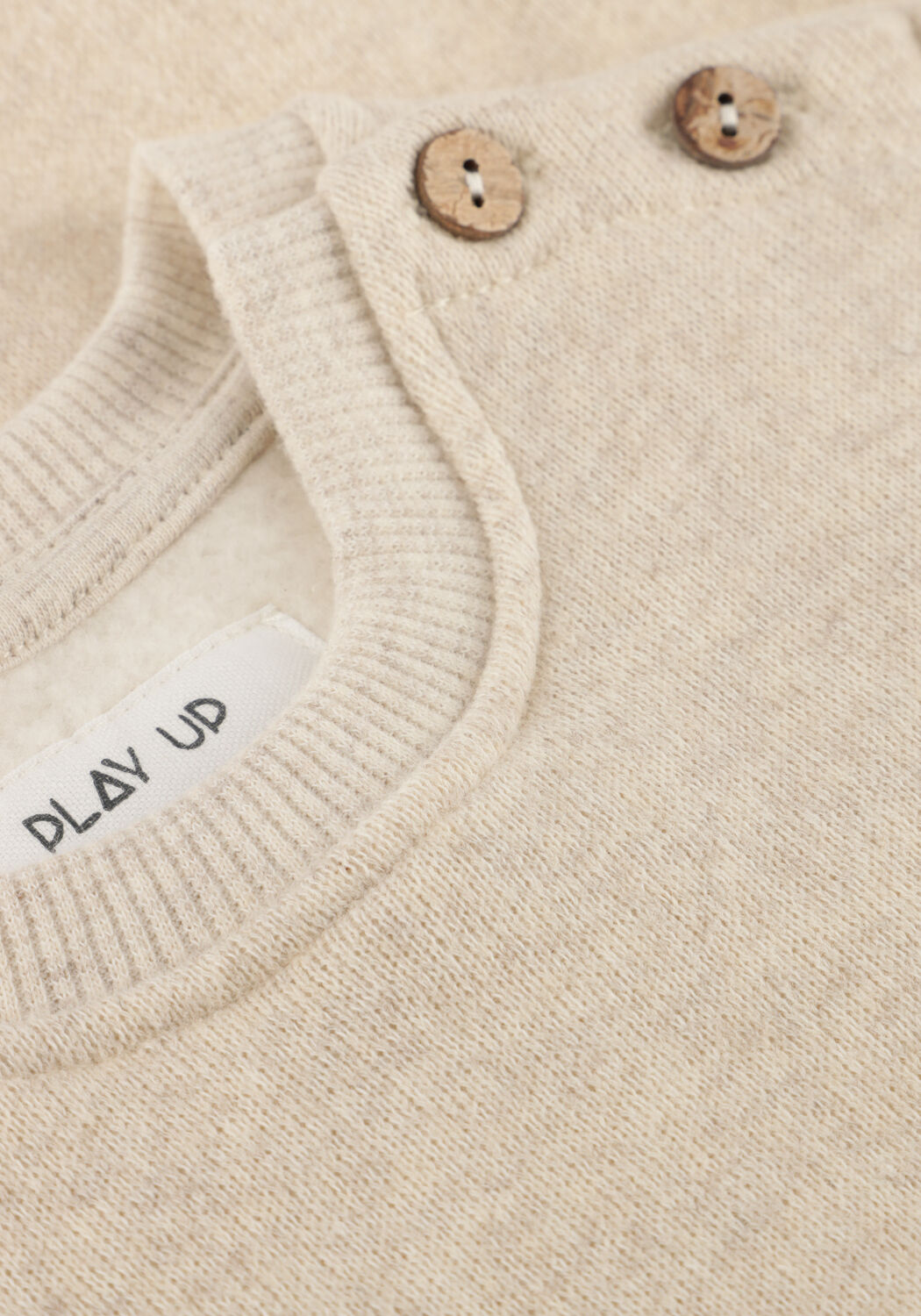 Ecru PLAY UP Einteiler FLEECE JUMPSUIT - large