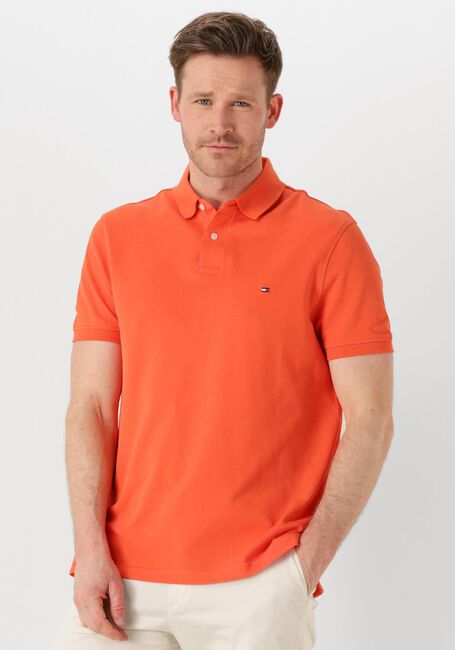 Orangene TOMMY HILFIGER Polo-Shirt 1985 REGULAR POLO - large