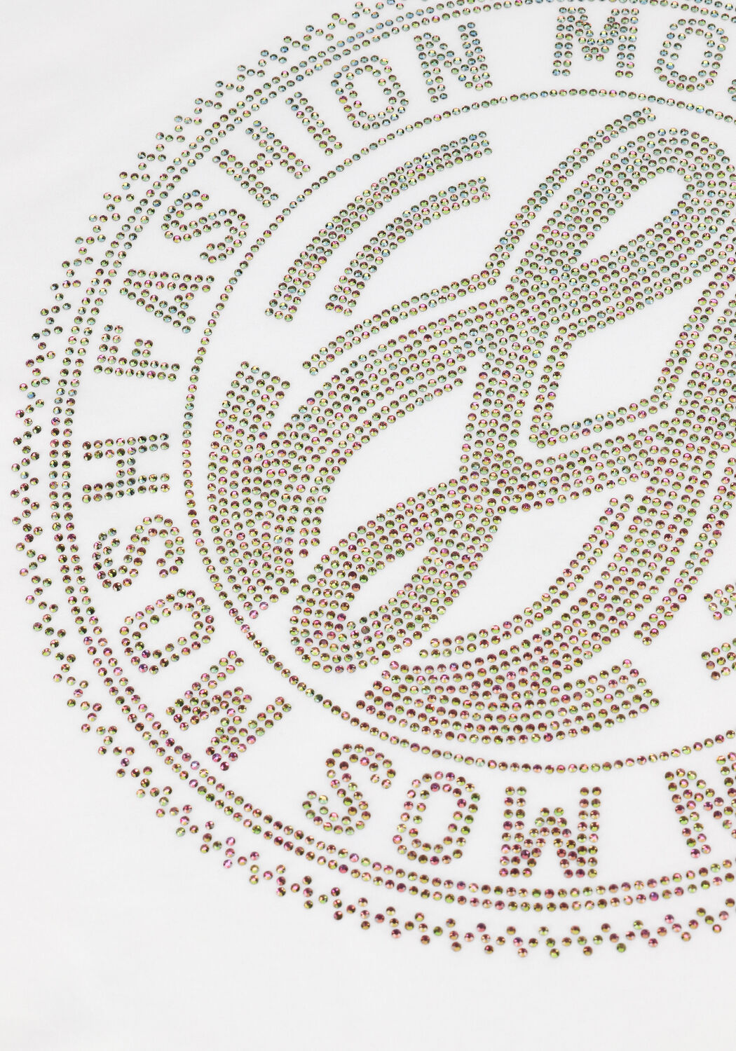 Wei&szlig;e MOS MOSH T-shirt LEAH HOLI TEE - large