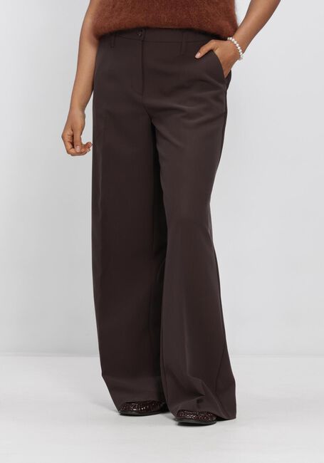 Braune SUMMUM Weite Hose TROUSERS FOAM UNI - large